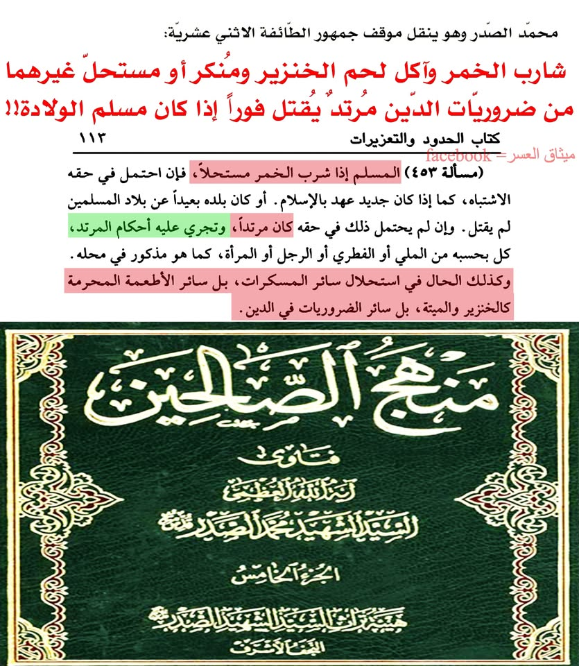 العنف فصل الإسلام المقوّم، محمّد الصّدر نموذجاً!!